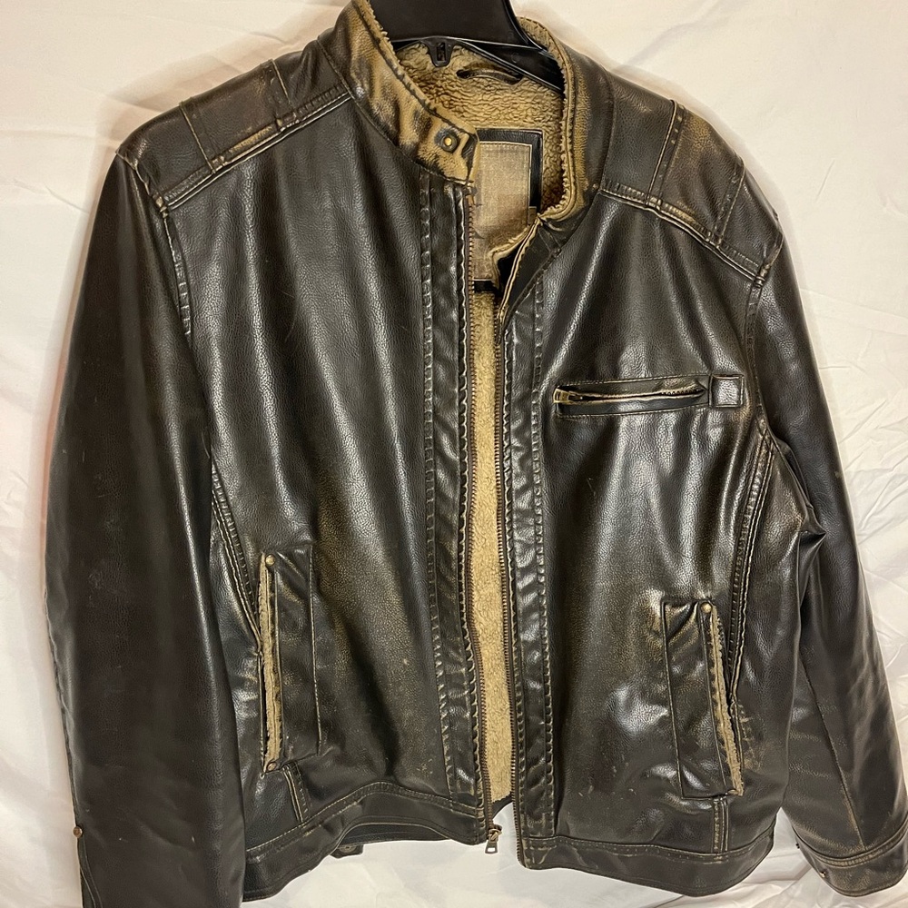 BKE Vintage Women’s Black Leather Jacket - Large